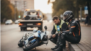 Comment une assurance moto Leocare aide un motard après une chute ?
