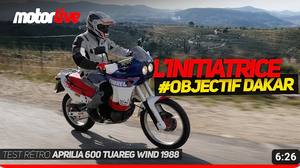 APRILIA 600 TUAREG WIND 1988 - l'initiatrice - TEST