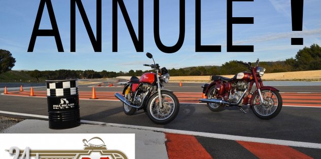 Annulation des 24 h Royal Enfield au Paul Ricard !