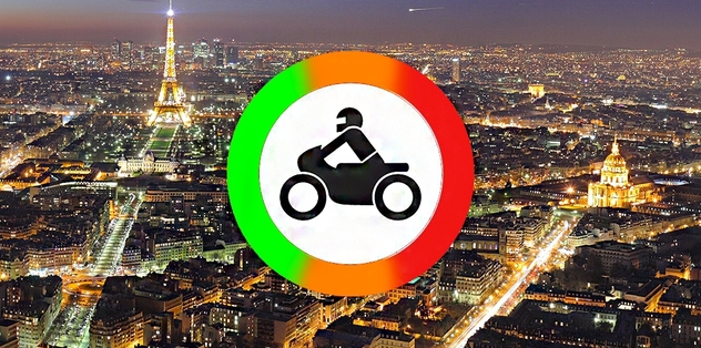 Les motos et scooters d’avant 1999 interdits à Paris au 1er juillet 2016