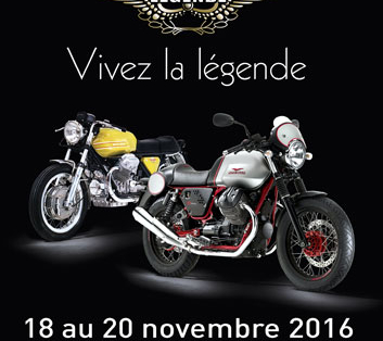 Salon Moto Légende 2016 : hommage à Moto Guzzi
