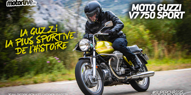 MOTO GUZZI V7 750 SPORT I TEST RETRO