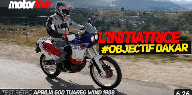 APRILIA 600 TUAREG WIND 1988 - l'initiatrice - TEST