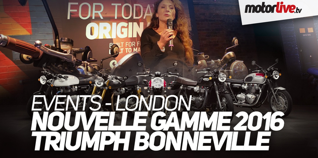 EVENTS | NEW TRIUMPH BONNEVILLE 2016