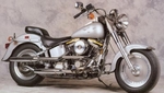 Le top 10 des motos à avoir dans une collection : ici, une Harley-Davidson Fat Boy