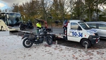 Enlèvement assuré par la mairie de Paris et parking moto payant