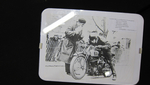Photo souvenir des exploits de Georges MOnneret sur la Koehler-Escoffier 1000