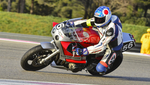 Richard Hubin au guidon de la Suzuki victorieuse de l'Endurance Classic Richard Hubin au guidon de la Suzuki victorieuse de l'Endurance Classic