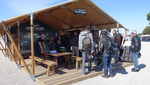 SRC 2016, Moto Guzzi garage